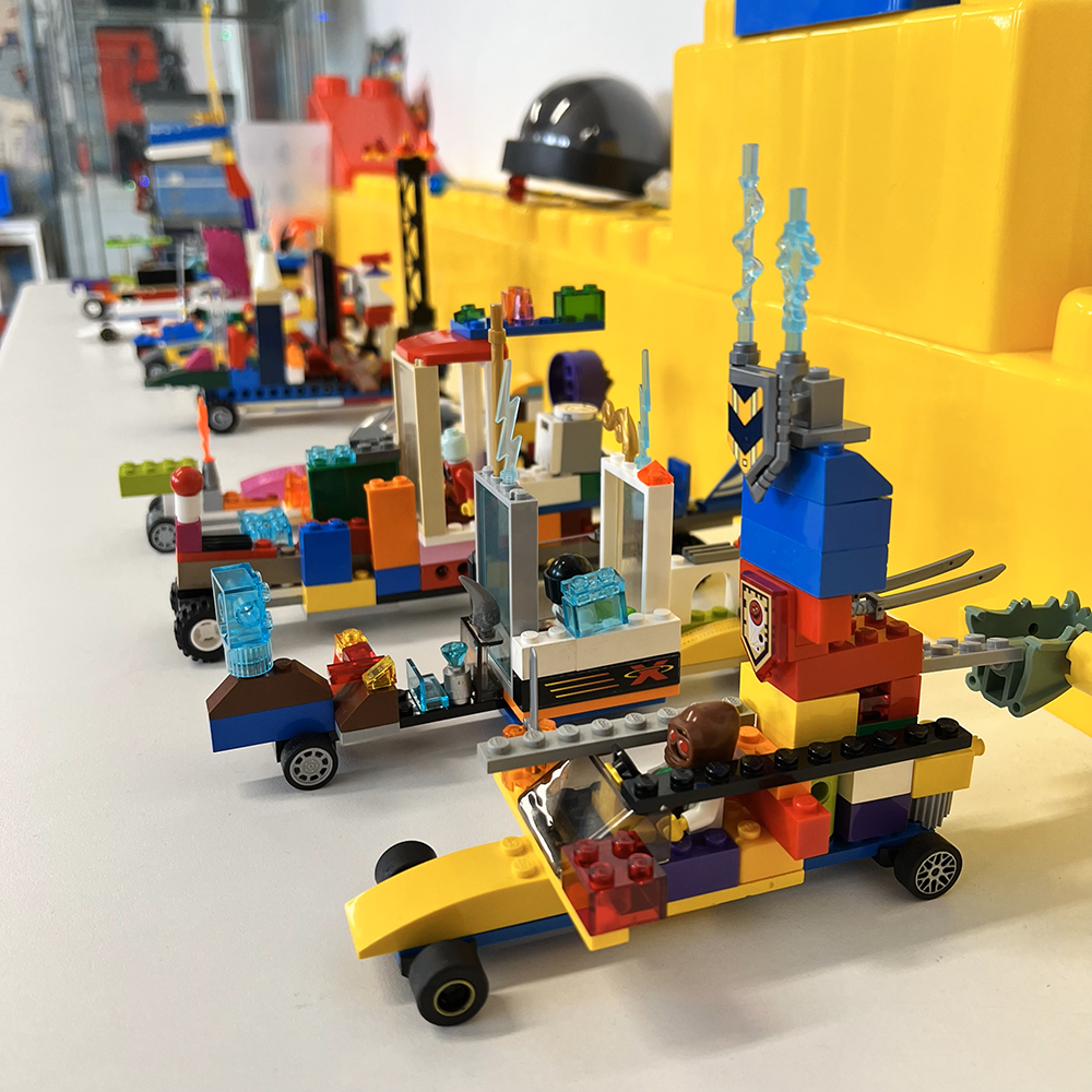 Lego Building Race Car
